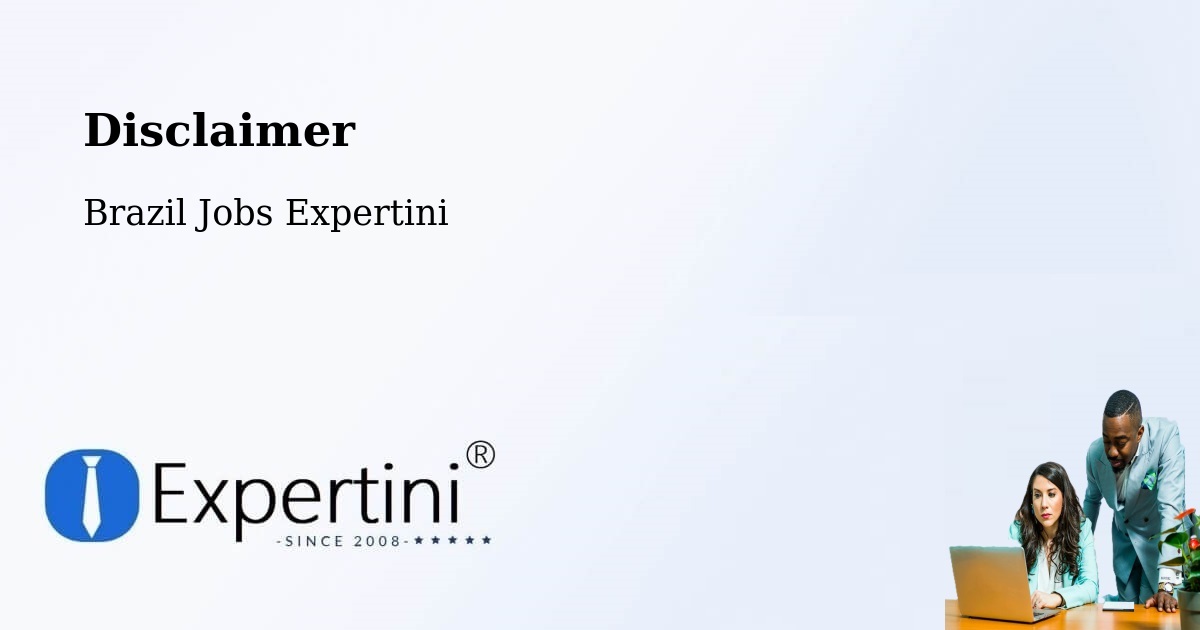Disclaimer – Arujá - Brazil Jobs Expertini